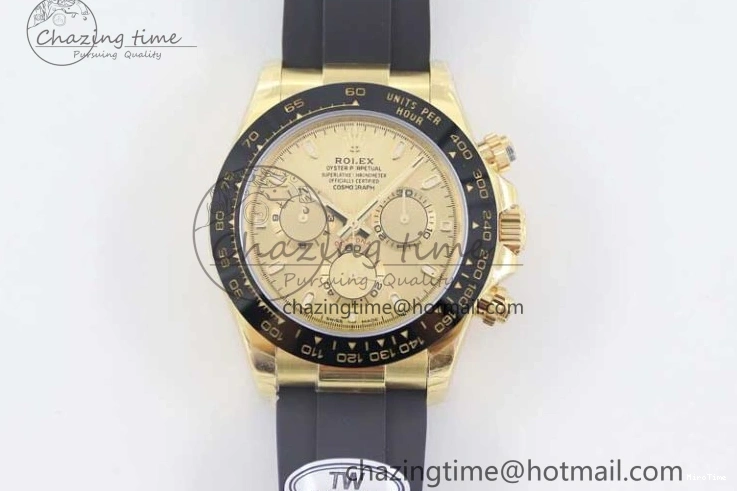 MiroTime 0423 Daytona 116518 TWF 1:1 Best Edition 904L Steel YG Dial on Oysterflex Strap A Youthful 2424